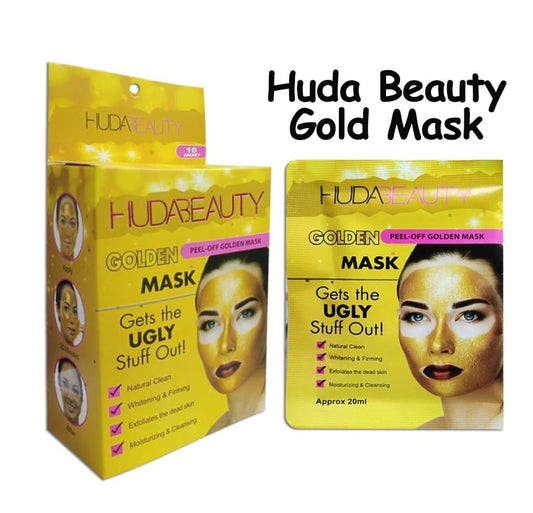 10 Pecs Golden Huda Beauty Peel Off Golden Mask