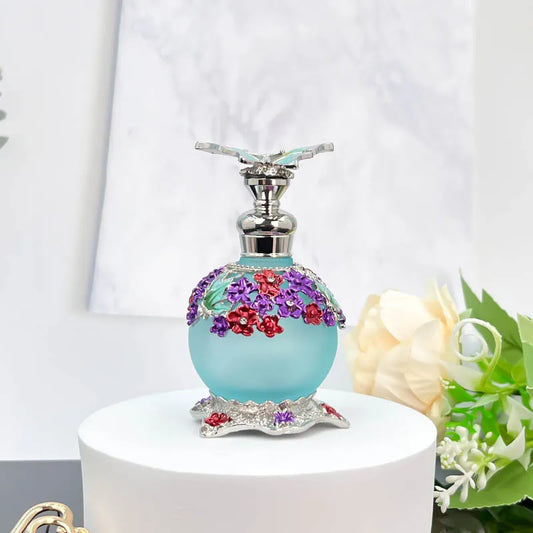 25ml Beauty Salon Special High-grade Thickened Butterfly Glass Vacuum Packing Essential Oil Perfume Bottle