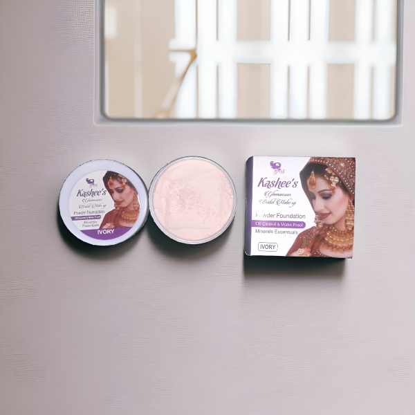 Kashee’s Face Powder Foundation | Face Powder Foundation For Skin – Best Quality Makeup – Foundation For Girls – Kashee Face Powder For Girls – Ivory Shade